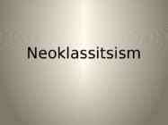 Neoklassitsism