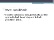 Linnuliha #15