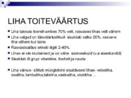 Liha ja subproduktid #4