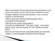 Heliloojate IV põlvkond #3