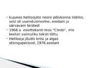 Heliloojate IV põlvkond #7