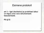 Inimõigused #20