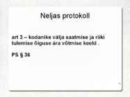 Inimõigused #25
