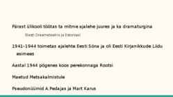 Esitlus Albert Kivikast #3