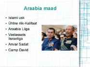 Islamimaailma aktiviseerumine ja vastuolud läänega #4