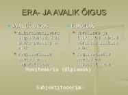 Õigusopetus 2015 - Üldosa #10