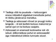 Haldusmenetlus I #18