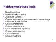 Haldusmenetlus I #23
