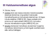 Haldusmenetlus I #24