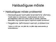 Haldusõiguse 1 teema #2