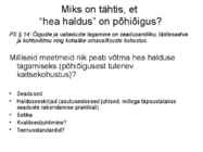 Haldusõiguse 1 teema #18