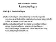 Haldusõiguse 1 teema #25