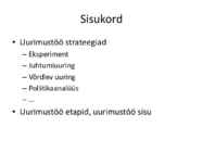 Teadustöö alused #2