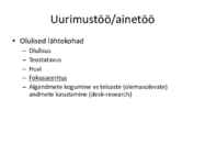Teadustöö alused #30