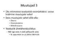 Teadustöö alused #9