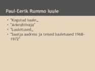 Eesti luuletajad 1944-1991 #8