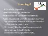 FISKAALPOLIITIKA EESMÄRGID JA ELEMENDID #3