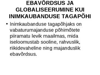 Inimkaubanduse ennetamine #17