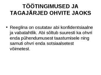 Inimkaubanduse ennetamine #42