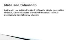 A-vitamiin #2