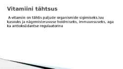 A-vitamiin #5