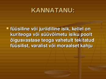 Õiguskord ja korrakaitse #20