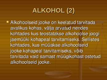 Õiguskord ja korrakaitse #3