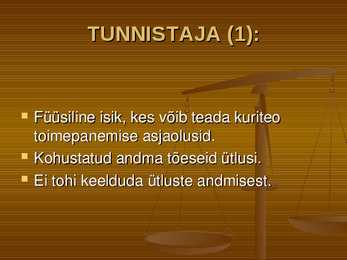 Õiguskord ja korrakaitse #37