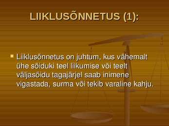 Õiguskord ja korrakaitse #45