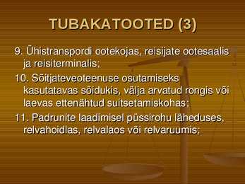 Õiguskord ja korrakaitse #6
