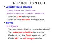Reported Speech