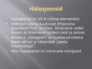 Halogeenid #2