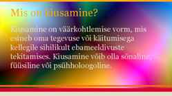 Kiusamine