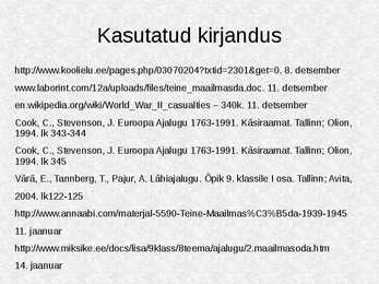 Teine maailmasõda #13