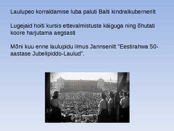 Esimene üldlaulupidu #4