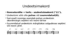 Septakordi liigid ja noonakord #12