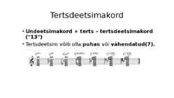 Septakordi liigid ja noonakord #13