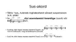 Septakordi liigid ja noonakord #14