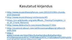Septakordi liigid ja noonakord #15