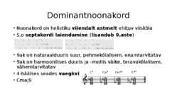 Septakordi liigid ja noonakord #10