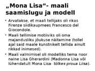 Leonardo da Vinci--Mona Lisa #7