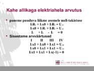 ALALISVOOLU ELEKTRIAHELAD #11