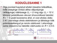 ALALISVOOLU ELEKTRIAHELAD #3