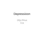 Depressioon