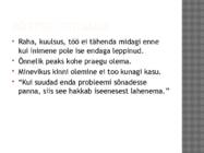 Täna on täna #9