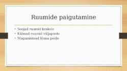 Säästliku maja projekteerimine #5