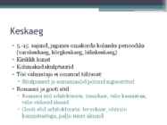 Kunstiajaloo perioodid #2