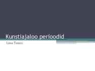 Kunstiajaloo perioodid