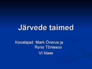 Järvede taimed