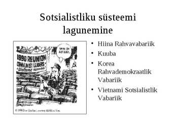 Sotsialitlik süsteem ja selle kokkuvarisemine #18